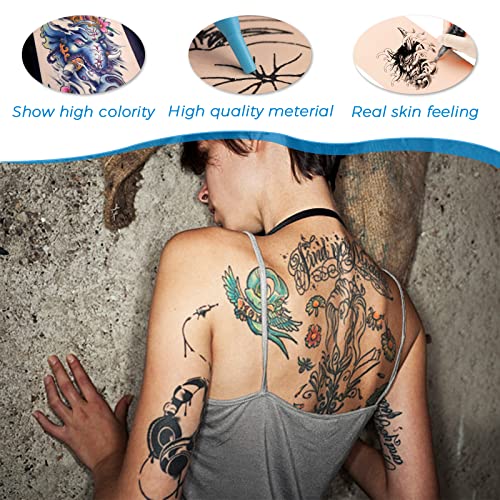 Tattoo Practice Skin - Combofix 15pcs Tatuagem em branco Practice Pele Soft Double latera Skin