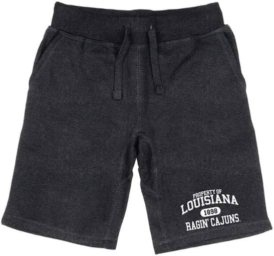 W Universidade da República da Louisiana no Lafayette Property College College Fleece Drawstring Shorts