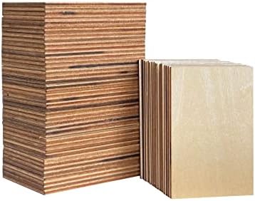 Pacote de 50 faixas de madeira pequenas para artesanato pendurado sinais de madeira para projetos de bricolage