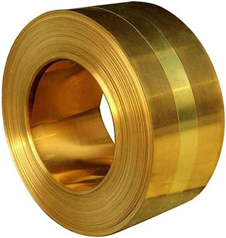 Haoktsb Placa Brass Capper Capper Metal Brass Cu Placa de folha Faixa de cobre Rolo de cobre Alta pureza