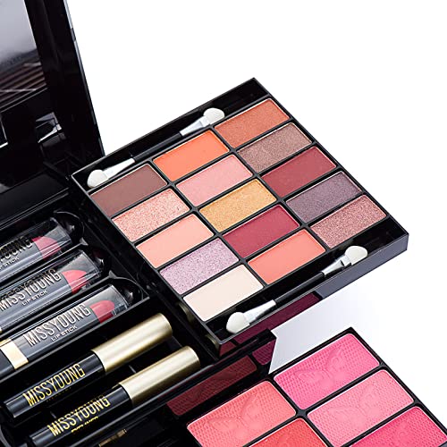 Pure Vie All-Is-One Makeup Gift Set Starter Starter Kit de maquiagem completa para mulheres incluem