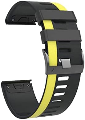 Bkuane Sport Silicone Watch Band Band Strap para Garmin Fenix ​​6x 6 Pro 5x 5 mais 3 HR Smartwatch 22