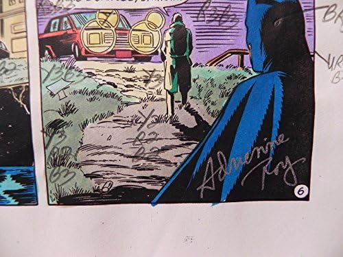 Detetive Comics #653 Batman Production Art assinou A. Roy w/coa pg6