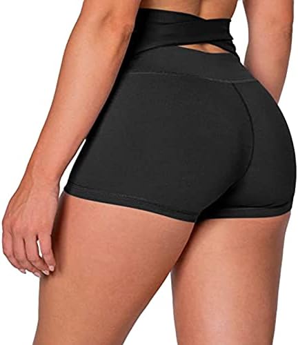 Dfhyar feminina cintura traseira cintura alta cintura Fisicidade apertada Cores sólidas Estream calças de ioga