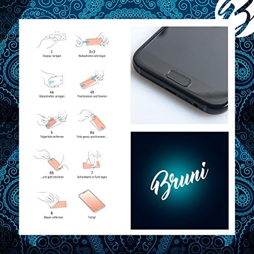 Protetor de tela Bruni Compatível com Samsung Galaxy Tab E 9.6 Filme Protetor, Cristal Clear Protective Film