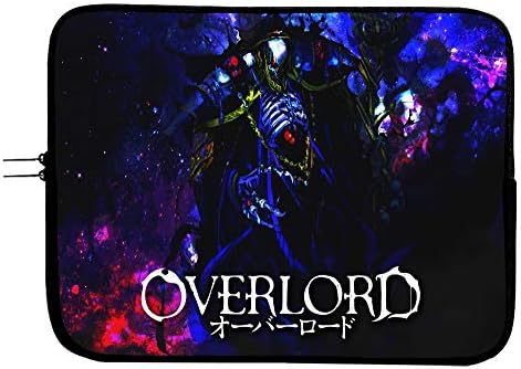 Brand4 Overlord Anime Laptop Saco de manga com superfície de mousepad - se encaixa na luva de laptop