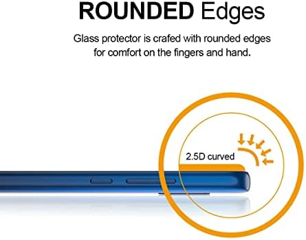 SuperShieldz projetado para Motorola Moto G Play Play Protector de tela de vidro temperado, anti -scratch, bolhas
