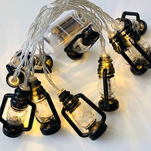 Tendycoco Mubarak Party Decoração de luzes LEDs Lâmpadas Mini lâmpadas de querosene O ornamento