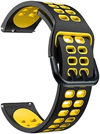 Bkuane 20 22mm Correia colorida da faixa de vigilância para Garmin Venu Sq Bracelet Silicone Smartwatch