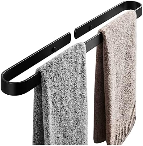 Toalheiros de toalha de banheiro muteiki, toalha de toalheiro espaço de banheiro de alumínio toalha