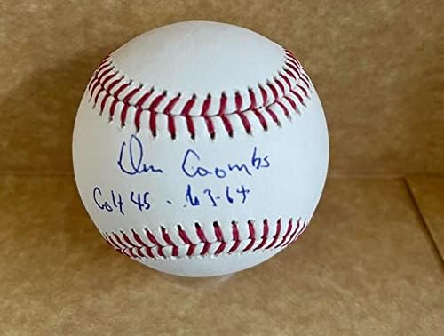 Danny Coombs Colt 45S 63-64 assinado M.L. Baseball BAS BC94275