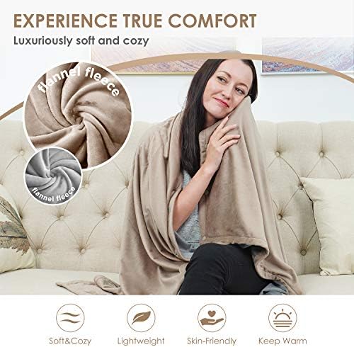 Cobertor elétrico vestível, embrulho de poncho portátil, cobertor de xale aquecido sem fio, lã super suave