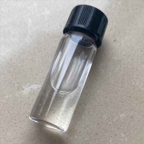 2 frasco de amostra de vidro DRAM, 8 ml de amosica de vidro de vidro de 8 ml garrafas de rosca