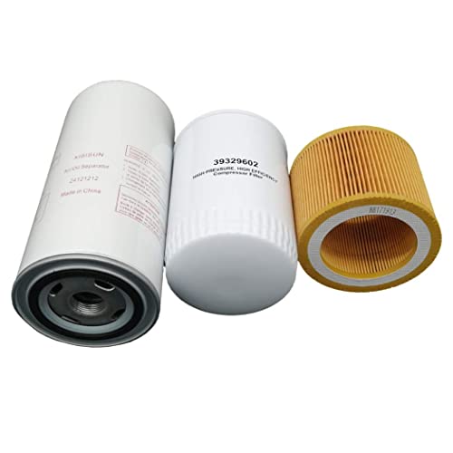 Kit de filtro Xisisun 24121212 88171913 39329602 Filtro de reposição de compressor de ar compatível e aplicável