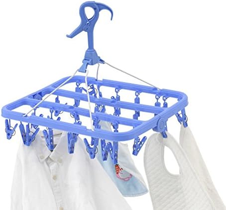 Yumuo versátil racks de plástico pegados pelo vento de meias de roupas de roupa de baixo seco quadradas