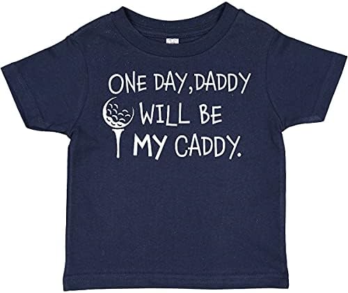 Inktastic 1 dia, papai será meu caddy- Kids Golfing Toddler T-Shirt