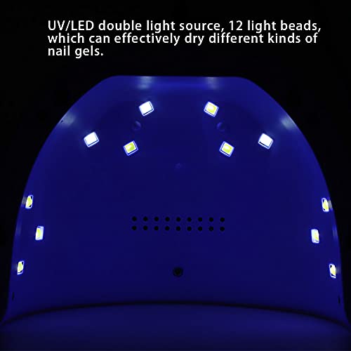 Ferramenta de manicure de luz de unhas de unhas UV com sensor automático para lâmpada de unha led de