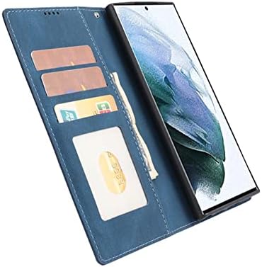 Caixa da carteira para o Samsung Galaxy S23/S23 Plus/S23 Ultra, capa de couro PU Premium com suporte
