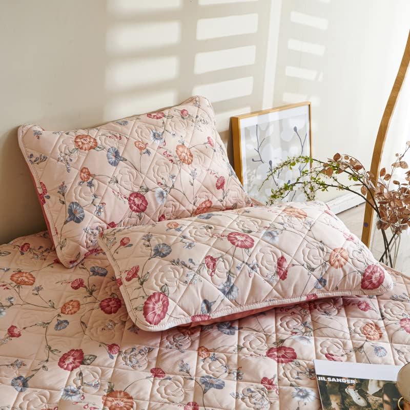 Conjunto de Zhiyuan de 2 brophases de cama acolchoada com estampa de flor As fronhas laváveis ​​algodão