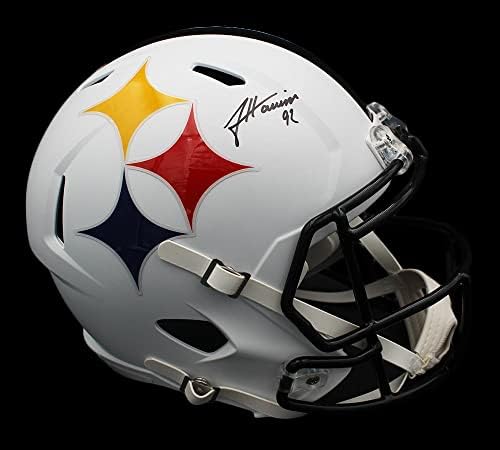 James Harrison contratou o Pittsburgh Steelers Speed ​​Speed ​​Tamanho AMP em tamanho real NFL