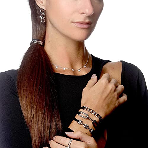 3 PCS Bracelet Hair Laços para mulheres meninas, pulseira com corda elástica de cabelo fria com três formas
