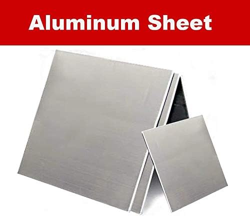 NIANXINN 6061 Folha de metal de placa de alumínio fácil de polir, para artesanato e projetos de bricolage,