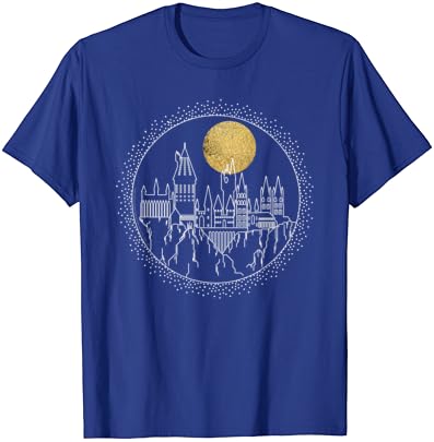 HARRY POTTER HOGWARTS T-shirt de arte da lua cheia