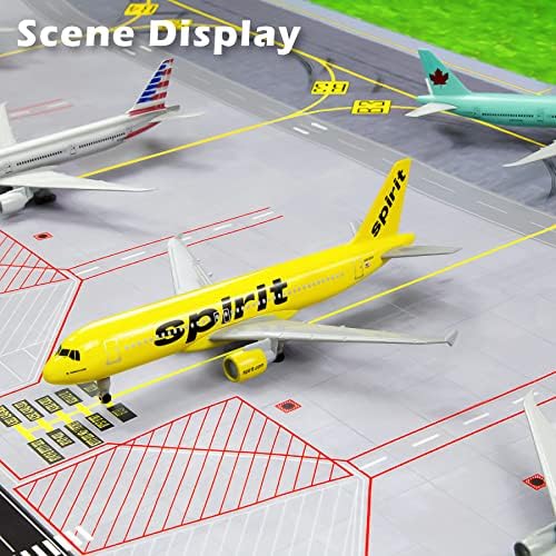 Perder Fun Park 1/300 Diecast Airplanes Modelo American Spirit Airbus 320 Plano modelo para coleções