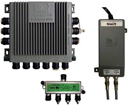 Kit multi-switch de Winegard SWM-D30 para DIRECTV, Standard, White
