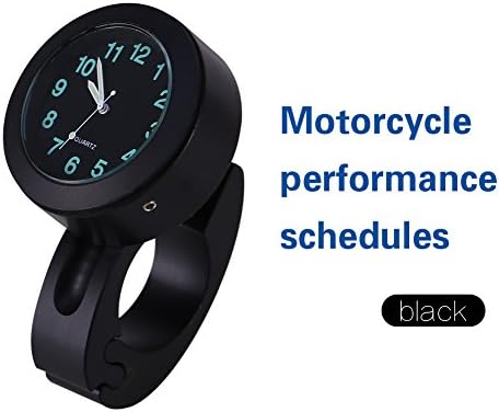 Relógio de guidão de motocicletas Yosoo Health Gear 7/8 -1, acessórios para motocicletas, relógio