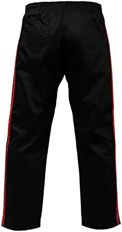 Calça de karatê listrada pfg mma muay thai kung fu artes marciais