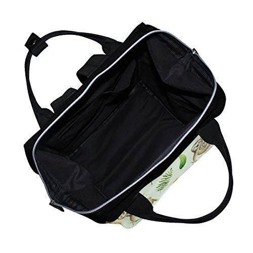 Backpack da bolsa de fraldas de colourlife Backpack Animais de animais preguiçosos Bolsa de berçário Daypack