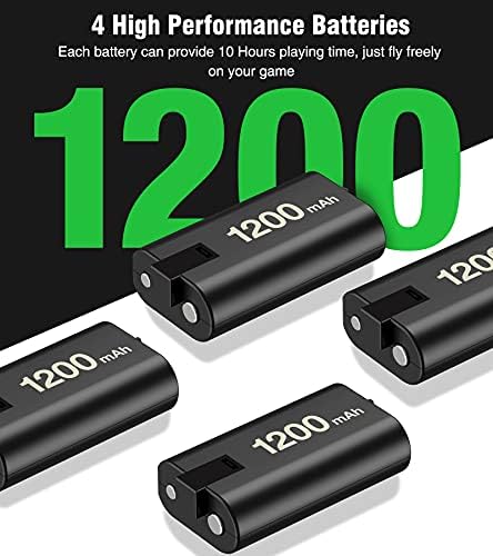 Pacas de bateria recarregável de Jackiss Pro para série Xbox X | S, carregador para a bateria do controlador