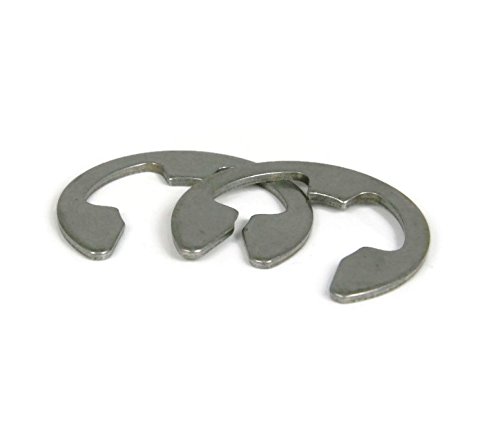 Anéis de retenção de aço inoxidável e anéis de retenção E-14ss 9/64 Qty 250
