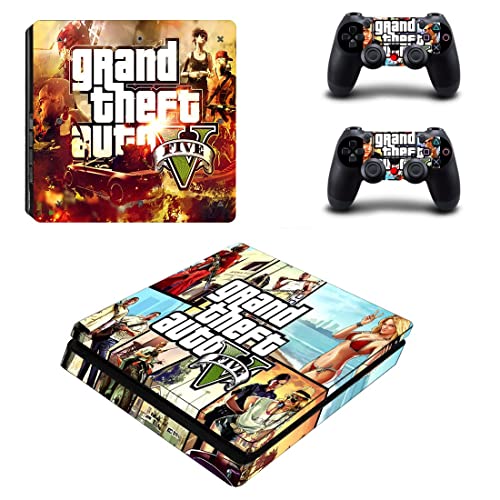 Para PS5 Disc - Game GTA GTA Roubo e Auto PS4 ou PS5 Skin Stick para PlayStation 4 ou 5 Console