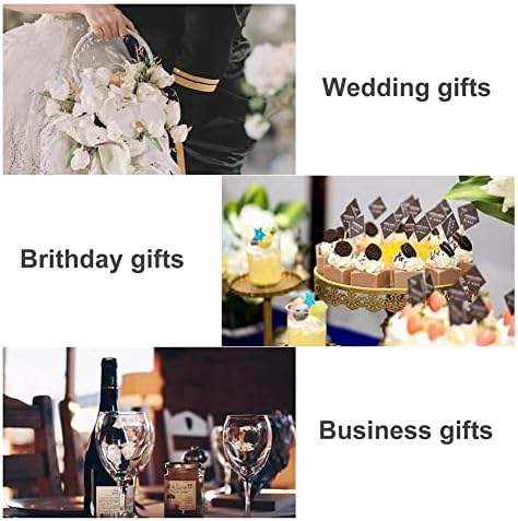 Fashewelry 20 conjuntos de festas de casamento de estilo misto Favor de doces Caixa Mini Tote Bolsa Caixa de