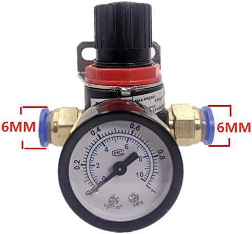 1PCS AR2000 G1/4 Controle de ar compressor Válvula do regulador de alívio de pressão com ajuste