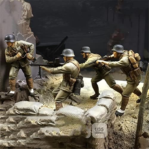 1/35 Modelo de soldado de resina WWII Kit em miniatura chinesa // LL1-76