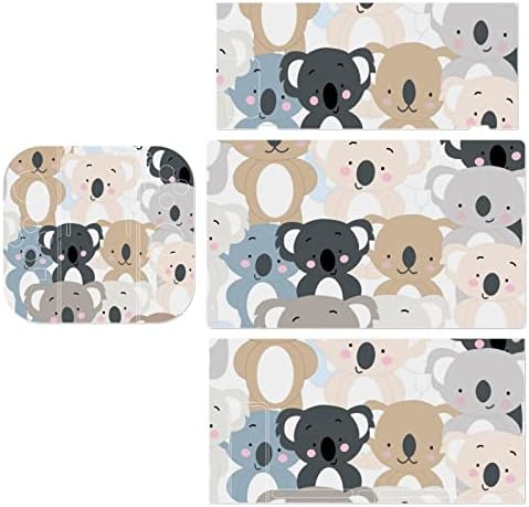Os adesivos de decalques de urso Koala engraçados cobrem os adesivos de placa face completa compatíveis
