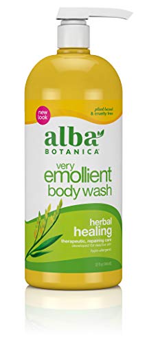 Alba Botanica muito emoliente e gel de banho, cura de ervas, 32 oz