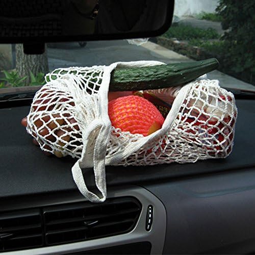 Tunkence Bag Shopping Saco de saco de fruta reutilizável Bolsa de armazenamento de malha de tartaruga e organizadores