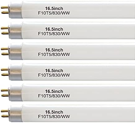 Substituição de lâmpada fluorescente de 16 F10T5/830/L para Jasco, Philips, linear T5 10W 3000K Bulbos brancos