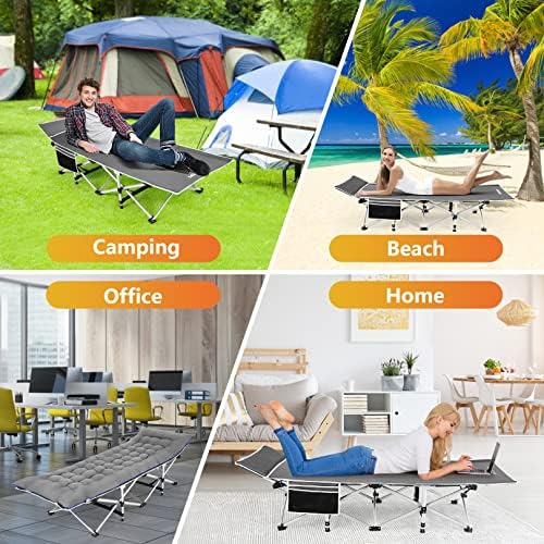 Homdox Berço de camping de camping dobrável camping ao ar livre Berço de viagem e berço - qualidade portátil portátil