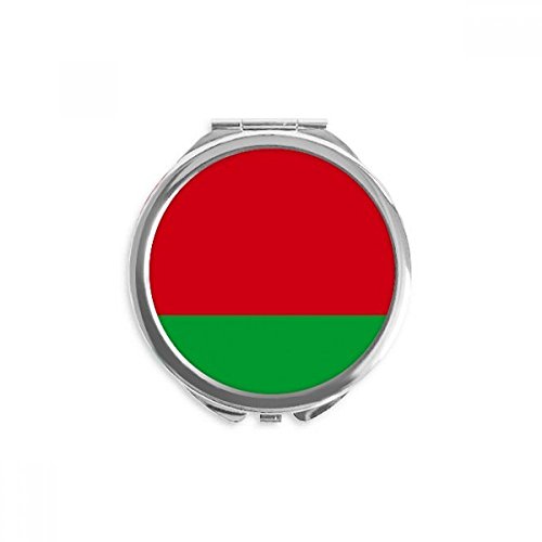 Bandeira nacional da Bielorrússia Country Mão Compacta Espelho Redonda Vidro Portátil de Pocket