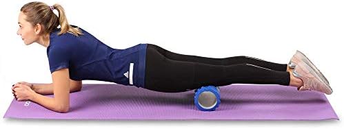 Irvy Massage EVA Roller 13,0 x 5,5 polegadas. Rolo de exercício para a perna do braço do pescoço traseiro.