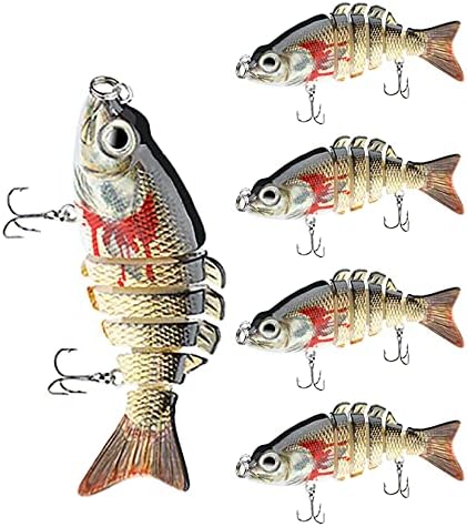 Multi -articulações de nado com várias articulações de pesca robal de pesca lenta segmentada de pesca