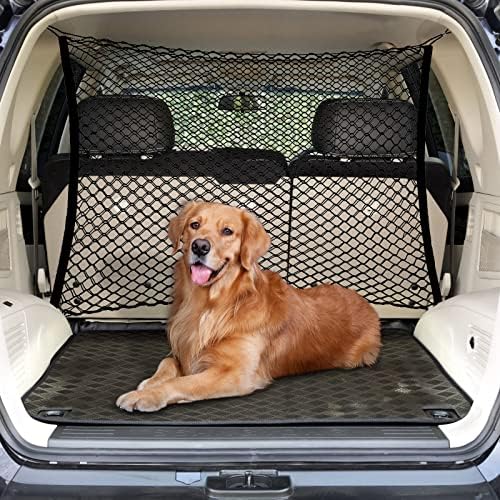 Rede de assento de carro para cães - facilmente conversível entre rede de cachorro, protetor de tampa do assento