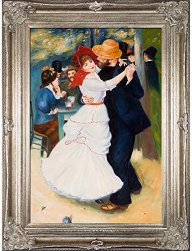 La Pastiche Pierre-Auguste Renoir emoldurado óleo pintado à mão em tela