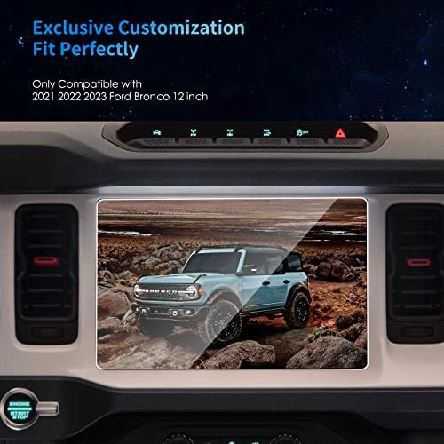 DSDFGH para 2021 2022 2023 Protetor de tela Ford Bronco 12 polegadas LCD LCD Bronco 12 Protetor de tela