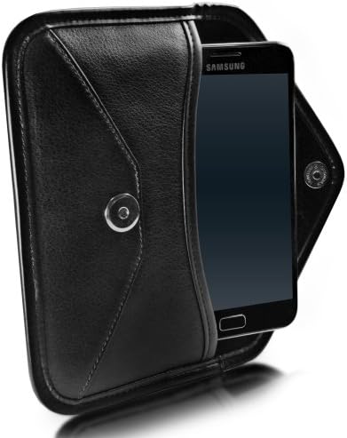 Caso de ondas de caixa compatível com o Oppo A57 - Elite Leather Messenger bolsa, design de envelope